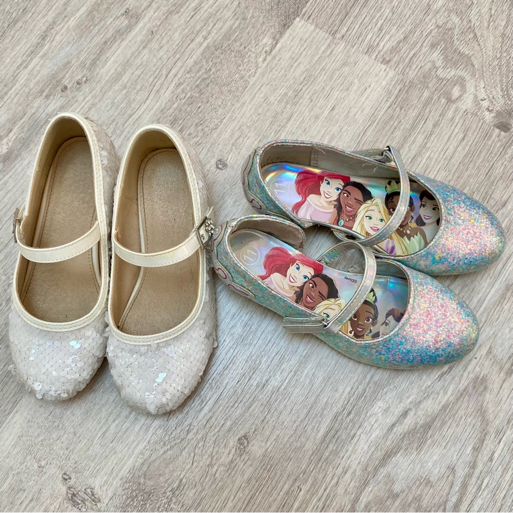 2 Pairs of Girls Dress-Up Shoes Size 11